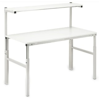 Treston Height Adjustable Workbench with Shelf 300kg Maximum Load, 1.55 m x 1.8 m x 700 mm TPH718