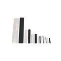 HellermannTyton Heat Shrink Tubing, Clear and Black, 24 mm Sleeve Diameter x 200 mm 380-03003 SHRINKIT 321-A-PO-X-BK/CL