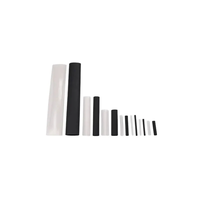 HellermannTyton Heat Shrink Tubing, Clear and Black, 24 mm Sleeve Diameter x 200 mm 380-03003 SHRINKIT 321-A-PO-X-BK/CL