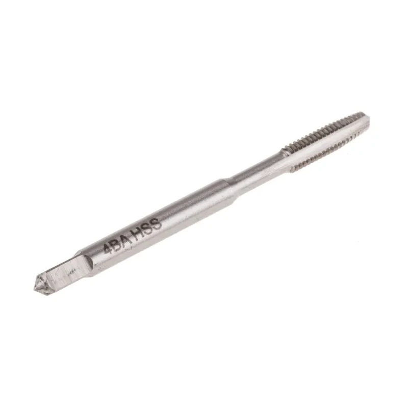 RS PRO Tap Set 4 BA Thread Standard, Straight Flute Hand Tap, HSS Material, ISO Taps 151-909