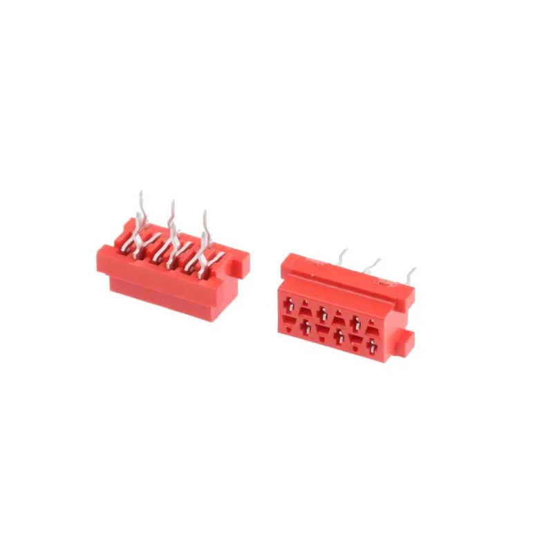 TE Connectivity Micro-MaTch Series Straight Through Hole PCB Socket, 6-Contact, 2 Row, 2.54 mm Pitch, 230V Solder 215079-6