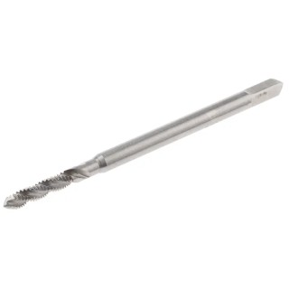 RS PRO Spiral Flute Metric Standard Machine Threading Tap M2 Thread 0.4mm Pitch 41mm Length HSS 2.5mm Shank 151-937