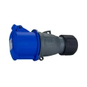 Amphenol Industrial Cable Mount Industrial Power Connector 2P+PE, 32A, 230V, IP44, Easy & Safe Series IP44