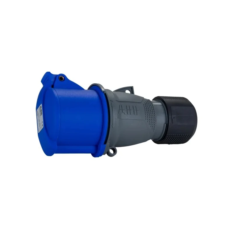 Amphenol Industrial Cable Mount Industrial Power Connector 2P+PE, 32A, 230V, IP44, Easy & Safe Series IP44