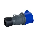 Amphenol Industrial Cable Mount Industrial Power Connector 2P+PE, 32A, 230V, IP44, Easy & Safe Series IP44