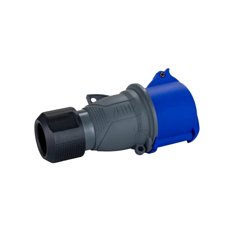 Amphenol Industrial Cable Mount Industrial Power Connector 2P+PE, 32A, 230V, IP44, Easy & Safe Series IP44