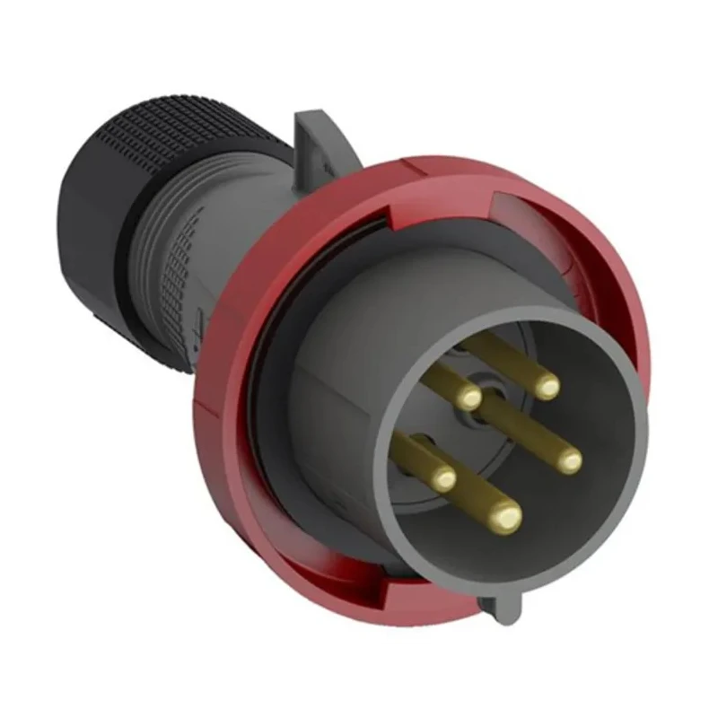 Amphenol Industrial Industrial Power Connector Easy & Safe Series 3P+N+PE Cable Mount Male 32A 415V IP67 IP67
