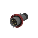 Amphenol Industrial Industrial Power Connector Easy & Safe Series 3P+N+PE Cable Mount Male 32A 415V IP67 IP67
