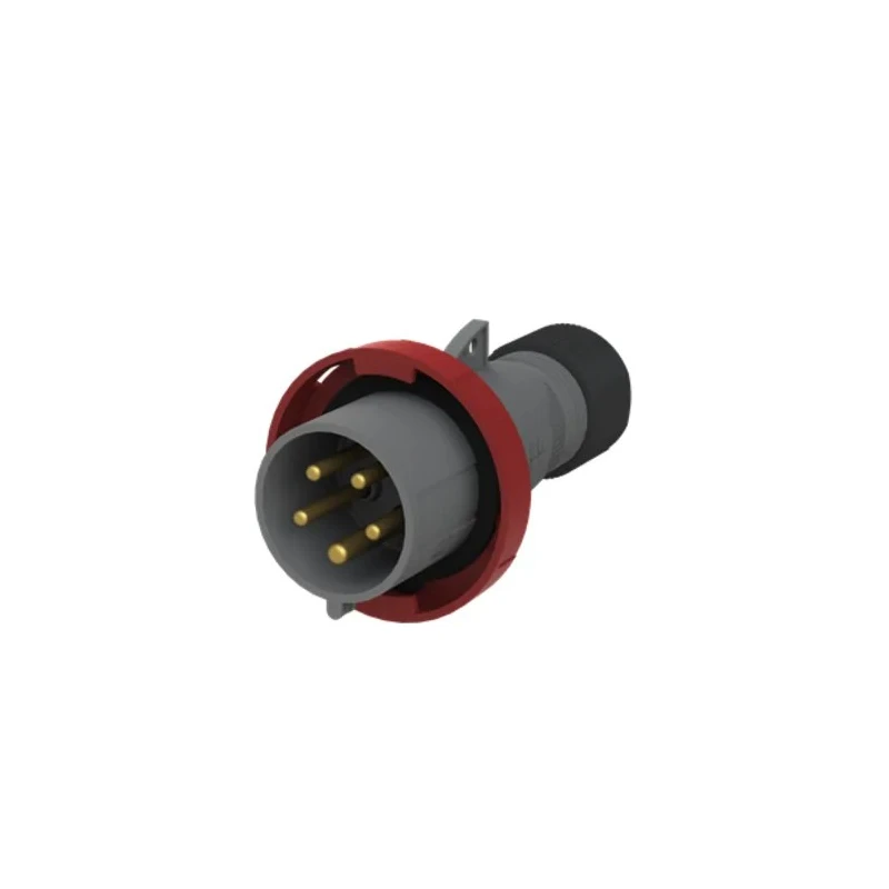 Amphenol Industrial Industrial Power Connector Easy & Safe Series 3P+N+PE Cable Mount Male 32A 415V IP67 IP67