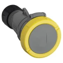 Amphenol Industrial Cable Mount Industrial Power Connector 16A 110V IP67 Yellow 2P+PE Easy & Safe IP67