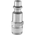 PREVOST Treated Steel Plug for Pneumatic Quick Connect Coupling, 3/8 in Male BSP IRP 066152P2