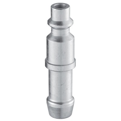 PREVOST Treated Steel Plug for Pneumatic Quick Connect Coupling ISO 6150 B, Hose Barb 6mm IRP 066806P2