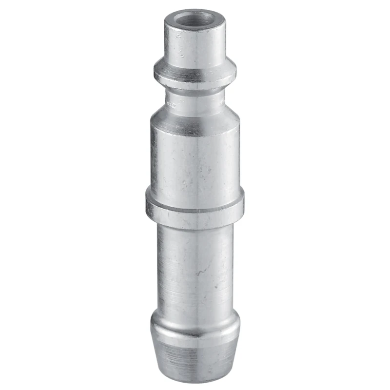 PREVOST Treated Steel Plug for Pneumatic Quick Connect Coupling ISO 6150 B, Hose Barb 6mm IRP 066806P2