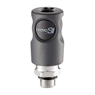 PREVOST Composite Body Safety Quick Connect Coupling 3/8 in Male BSP CSI 061152CP
