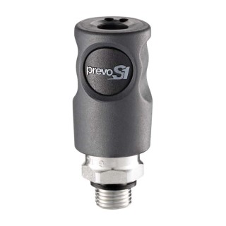 PREVOST Composite Body Safety Quick Connect Coupling 1/4 in Male BSP CSI 061151CP