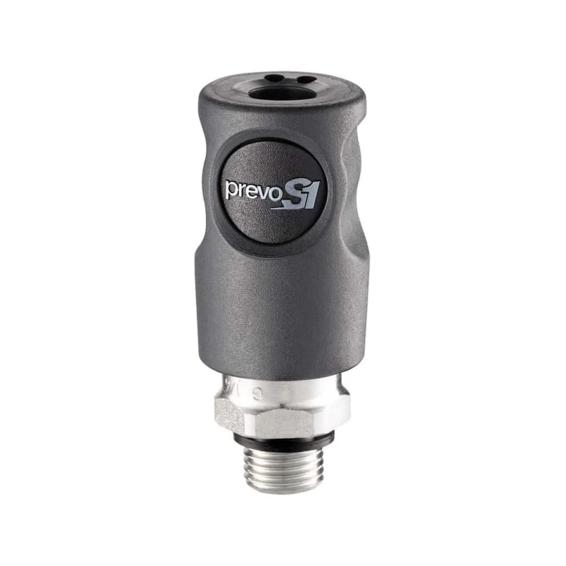 PREVOST Composite Body Safety Quick Connect Coupling 1/4 in Male BSP CSI 061151CP