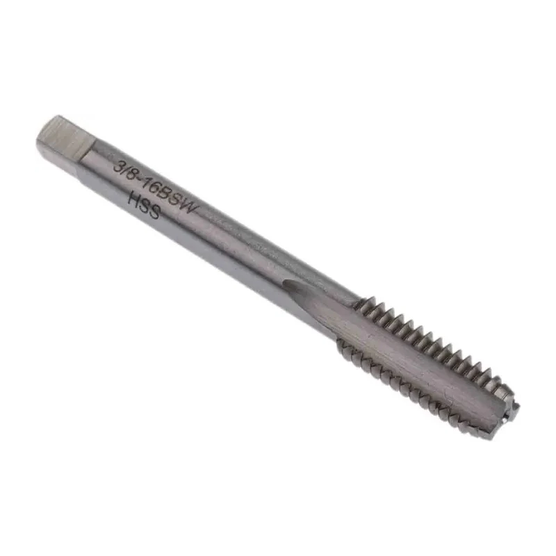 RS PRO Tap Set 3/8 BSW Thread BSW Standard Hand Tap HSS Straight Flute 80mm Length 152-132