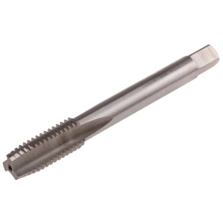 RS PRO Threading Tap, M10 Thread Metric Standard, HSS Material, Straight Flute, Right Hand, 80mm Length 152-097
