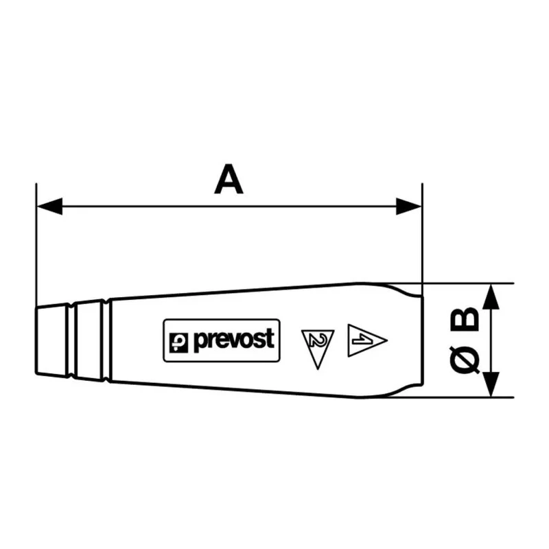 PREVOST 110 mm Long Hose Protector 33 mm Outside Diameter Compatible with Hose Size 17-20 mm ECP S11720