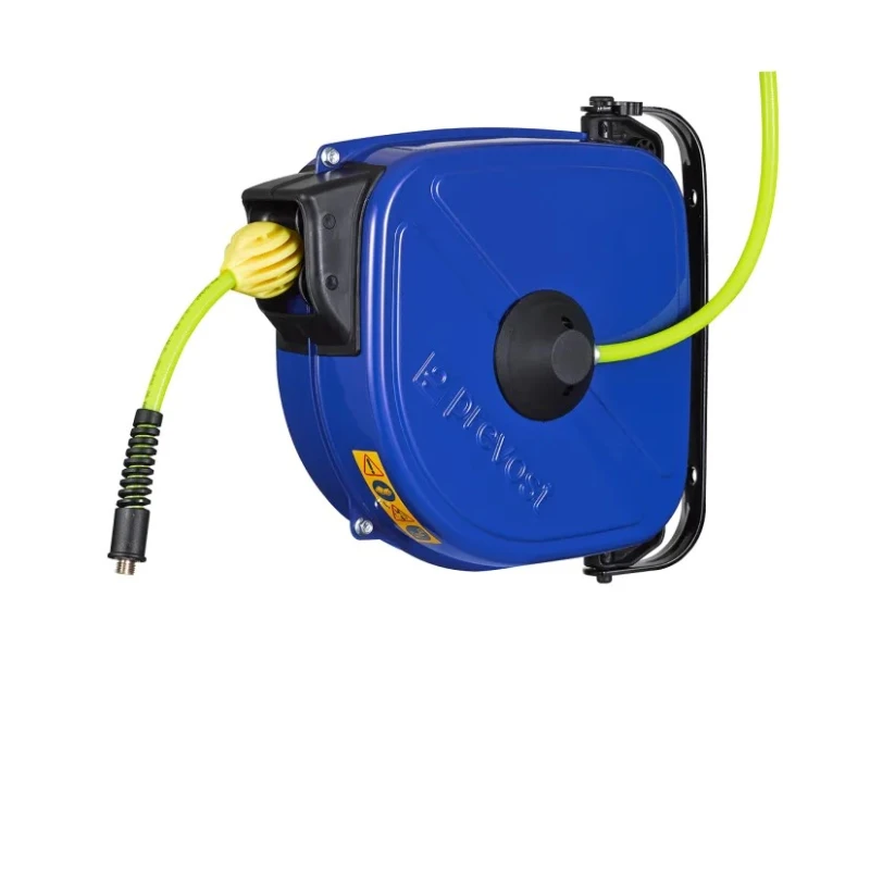 PREVOST 12 m Air Hose Reel, 500 L/min Flow Rate, 8 mm ID, 12 mm OD DRFB 0812N
