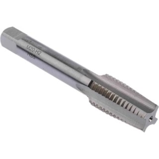 RS PRO Threading Tap, M20 Metric Standard, Right Hand Thread, HSS Material, Hand Tap, 112mm Length 152-255
