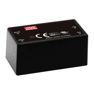 MEAN WELL 10 W Single Output Switching Power Supply 24V DC Universal Input IRM-10-24