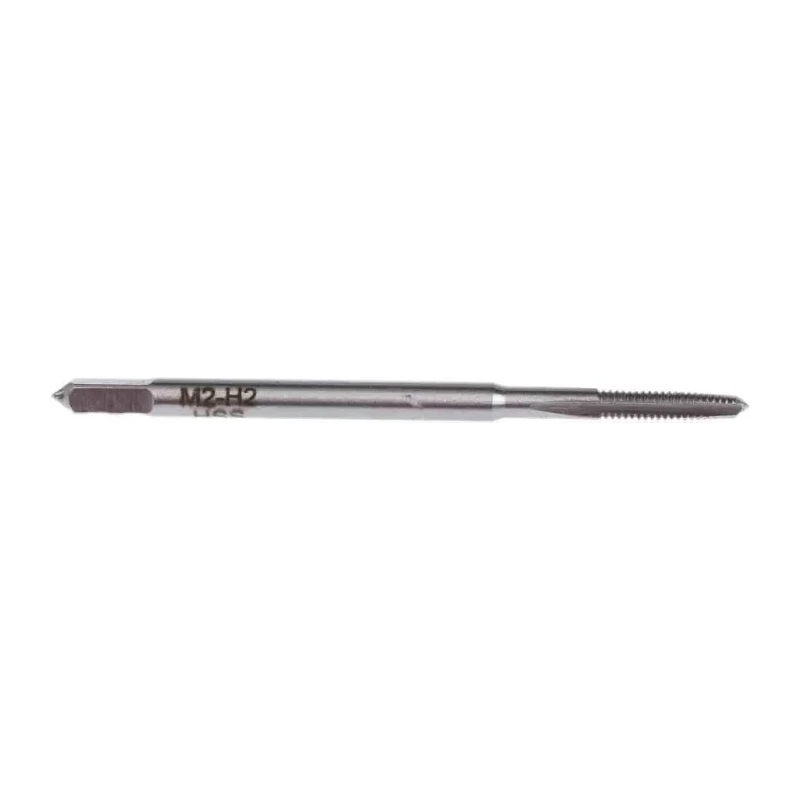 RS PRO Threading Tap, M2 Thread Size, Metric Standard Straight Flute Taper, HSS Hand Tap, 41mm Length, 2.5mm Shank 152-261