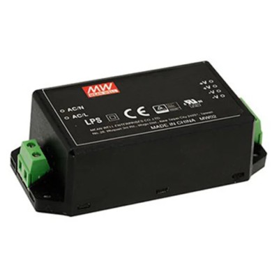 MEAN WELL 45 W Switching Power Supply 15V DC, Universal Input 85-264V AC, Chassis Mount IRM-45-15ST