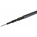 AXINDUS CAELIFLEX Unscreened Control Cable 3 Cores 1.5mm² 15AWG 300, 500V Grey Polyvinyl Chloride Sheath 100 m 1030150C100