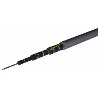 AXINDUS CAELIFLEX Unscreened Control Cable 3 Cores 1.5mm² 15AWG 300, 500V Grey Polyvinyl Chloride Sheath 100 m 1030150C100