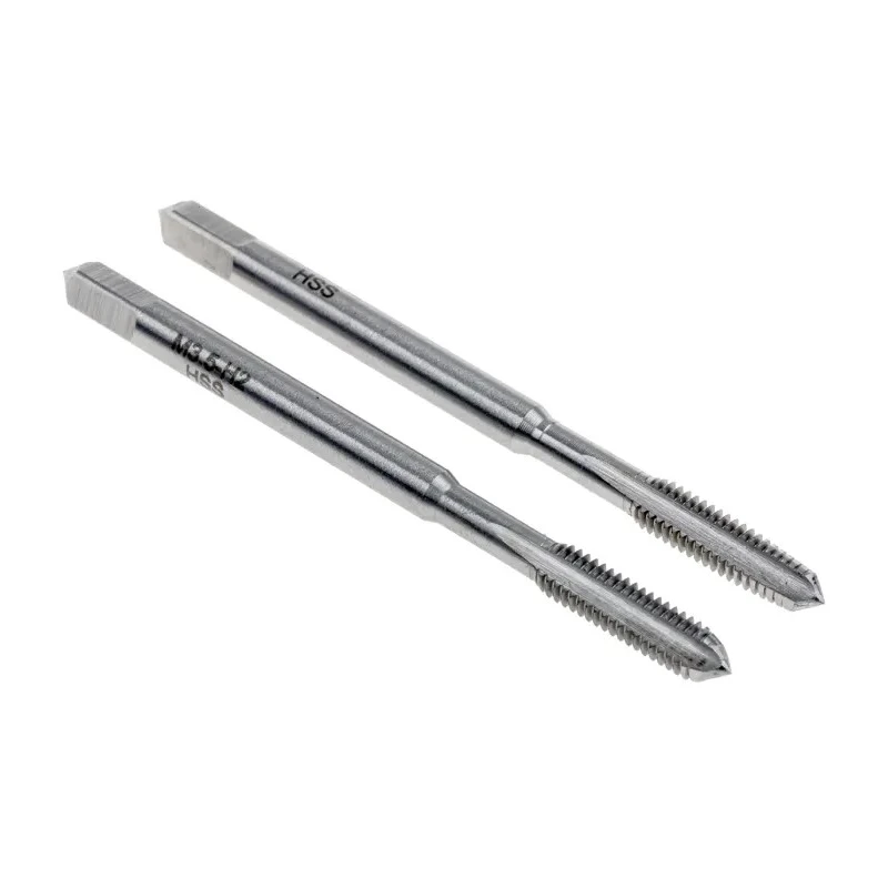 RS PRO Metric Standard Hand Tap Set, M3.5 Thread Size, Straight Flute, 50mm Overall Length, HSS Material, ISO 152-485