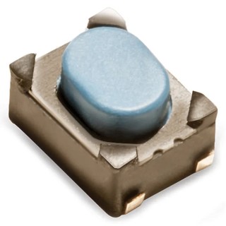 C & K IP40 Black Tactile Switch Top 2.5 mm SPST 50mA 16 V dc Surface PTS810 SJG 250 SMTR LFS