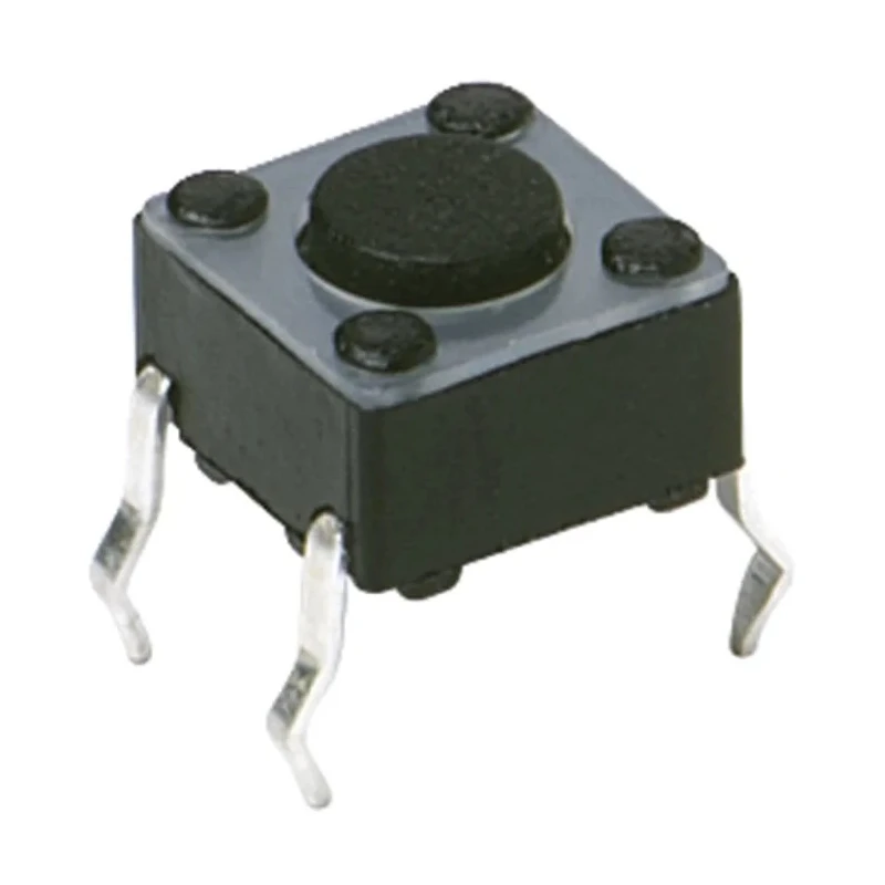 C & K IP40 Blue Tactile Switch Button SPST 50mA 250 V AC 12 V DC Through Hole PTS645SM43-2 LFS