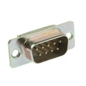 RS PRO 9 Way Straight 2.74 mm Pitch Through Hole D-Sub Connector Male 472-758