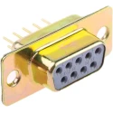 RS PRO 9 Way Straight Through Hole D-Sub Connector Female 472-764