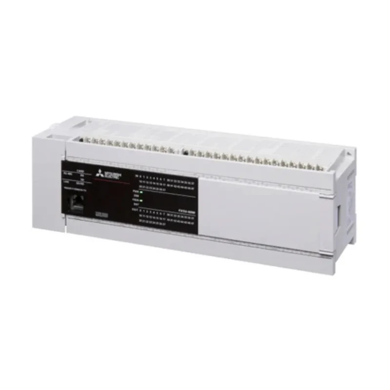 Mitsubishi Electric MELSEC iQ-F Series PLC CPU 40-Input Analogue Input 40 Outputs Analogue Output FX5U