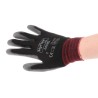 Ansell HyFlex 11-601 Black Nylon Work Gloves Size 7 Polyurethane Coating 11601070