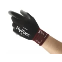 Ansell HyFlex 11-601 Black Nylon Work Gloves Size 7 Polyurethane Coating 11601070