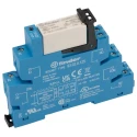 Finder 38 Series Interface Relay, DIN Rail Mount, 125V AC/DC Coil, DPDT Contact, 4.6mA Coil Current 38.52.0.125.0060