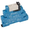 Finder 38 Series Interface Relay, DIN Rail Mount, 125V AC/DC Coil, DPDT Contact, 4.6mA Coil Current 38.52.0.125.0060