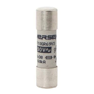 Mersen 3A FF Ceramic Cartridge Fuse, 10 x 38 mm, 700V AC, Super Fast Acting, Protistor Series V1014571 / FR10GR69V3