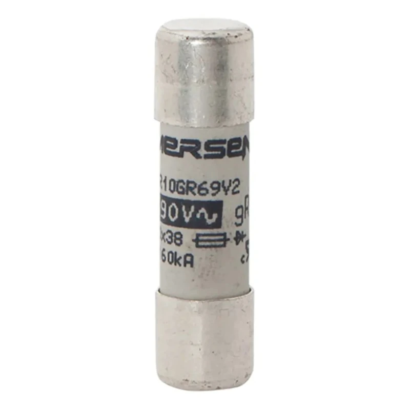 Mersen Super Fast Acting 2A Ceramic Cartridge Fuse 10 x 38 mm 700V AC Protistor Q1014567 / FR10GR69V2