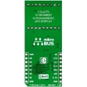 MikroElektronika Display Board AlphaNum G Click 2 14 Segment Display Add On Board With TLC5926 x 2 MIKROE-1851