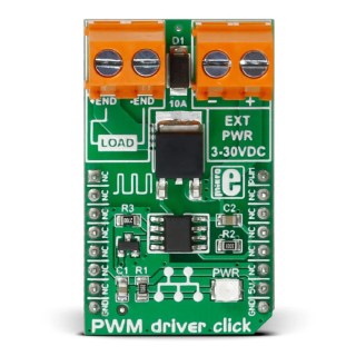 MikroElektronika Power Management Development Kit PWM Driver Click Motor Controller MIKROE-2272