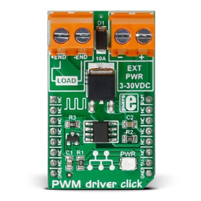 MikroElektronika Power Management Development Kit PWM Driver Click Motor Controller MIKROE-2272