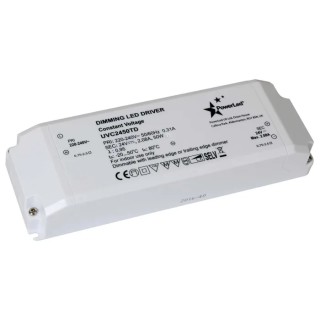 PowerLED 5 Output Dimmable IP44 Rated Constant Voltage LED Driver 24V 50W 2.08A 