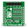 MikroElektronika Line Follower Click MikroBus Click Board with 5x QRE1113 Reflective Sensors MIKROE-1999