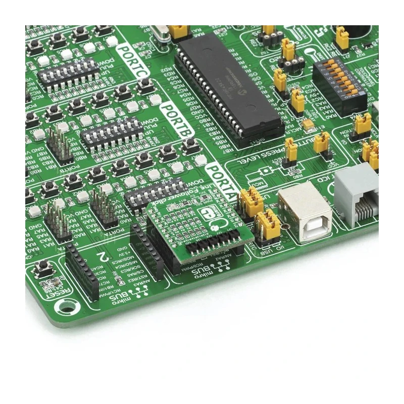 MikroElektronika Line Follower Click MikroBus Click Board with 5x QRE1113 Reflective Sensors MIKROE-1999