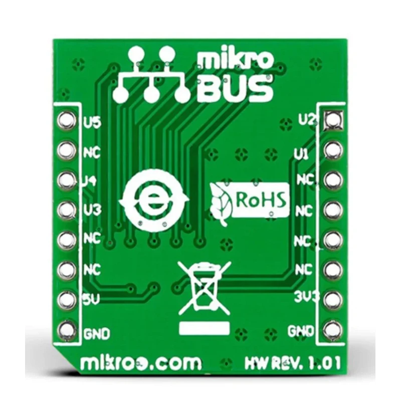 MikroElektronika Line Follower Click MikroBus Click Board with 5x QRE1113 Reflective Sensors MIKROE-1999