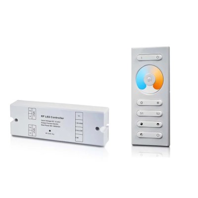 PowerLED 5 A Output LED Driver, 12 V - 24V DC Tunable White RF Controller Kit CCT-RF-KIT